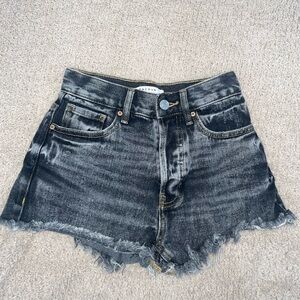 Girls Sz 23 PacSun Black Cutuff Denim Women's Shorts